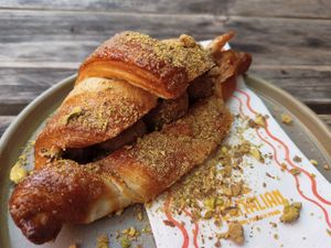 Pistacchio croissant at Vegitalian - Schoutenstraat in Utrecht