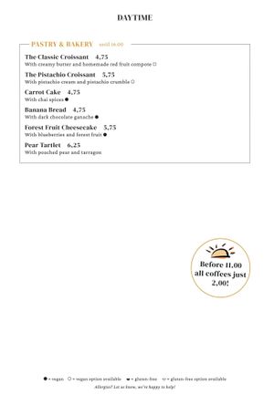 Menu Feb, 2025 at Vegitalian - Schoutenstraat in Utrecht