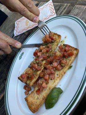Bruschetta  at Vegitalian - Schoutenstraat in Utrecht