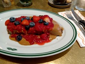 Peanut butter and compote toast at Vegitalian - Schoutenstraat in Utrecht