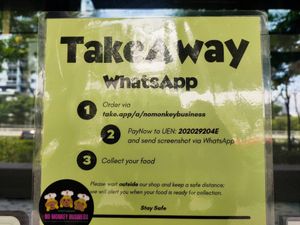 WhatsApp at No Monkey Business in Northeast Singapore