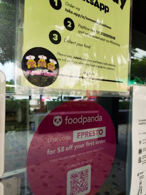 foodpanda at No Monkey Business in Northeast Singapore