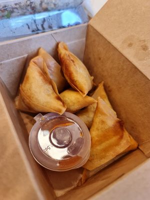Samosa Vegan Friendly ~ 1/12/21 at No Monkey Business in Northeast Singapore