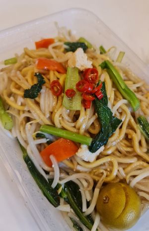 Fried Hokkien Noodle ~ 26/3/22 at No Monkey Business in Northeast Singapore