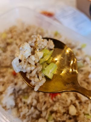 With vege stems and beancurd bits only!!!! ~ 13/5/22 at No Monkey Business in Northeast Singapore