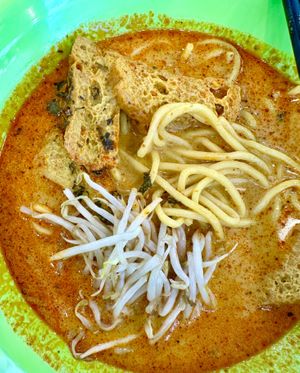 Laksa: so-so    at No Monkey Business in Northeast Singapore