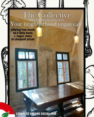 Vegan cafe #Veganuary at Lebanese Vegans in Beirut