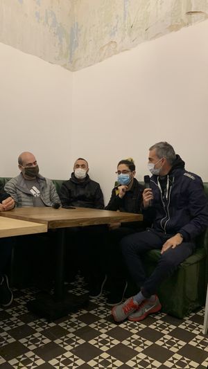 Library room #Veganuary at Lebanese Vegans in Beirut