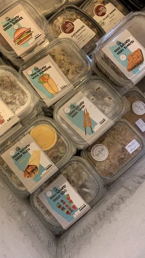 Frozen goods #Veganuary at Lebanese Vegans in Beirut