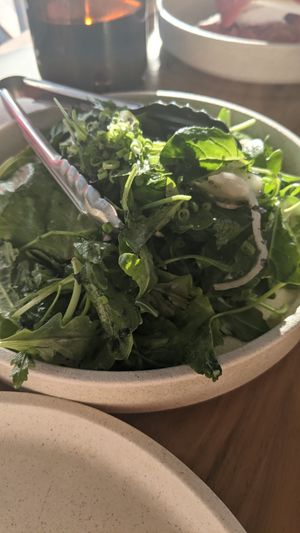 Leaf salad $8, huge portion at The Beach House in Jindalee