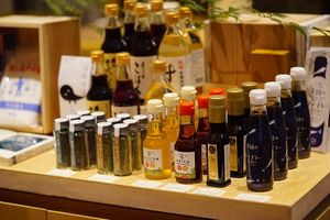 Organic seasoning selected by Saka no tochu. at OyOy in Kyoto