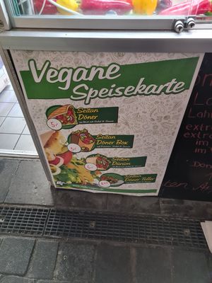 Vegan Menu at Derwisch Döner in Esslingen