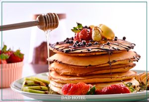 Pancake at Dad Hotel in Yazd