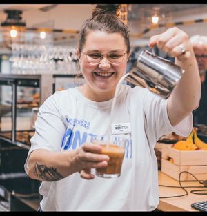 ☕️ at Kaapelitehtaan Konttori in Helsinki