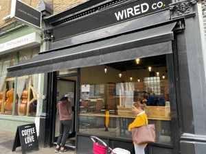The shop front at Wired Co in North West London