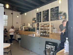 Inside the store at Wired Co in North West London