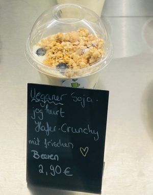 Vegan soy yogurt  at Coffee Hug in Reutlingen