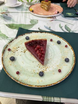 Berry raw cake   at Eco Cafe in Tashkent