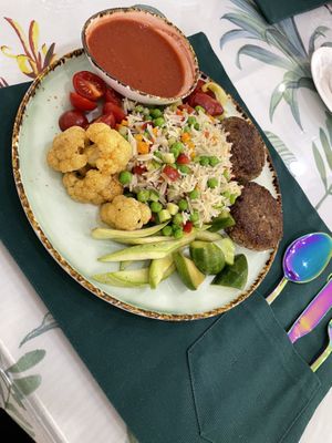   at Eco Cafe in Tashkent