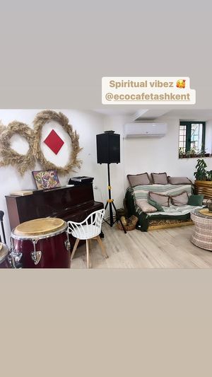  at Eco Cafe in Tashkent