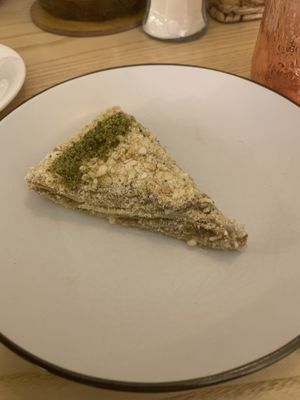 Banana cake  at Eco Cafe in Tashkent