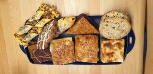 Weekend Order with assortet sweet pastries and savory items at Fine Schmecker in Monheim Am Rhein