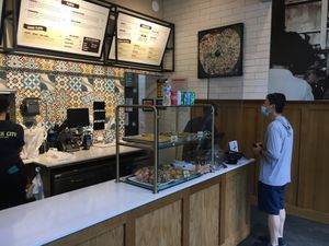 Counter at Mamoun's at Mamoun's Falafel - Upper West Side in New York City