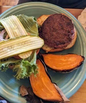 Baked Sweet potato delish at Cowboy's Smokehouse Cafe in Panguitch