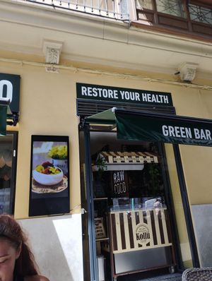 Outside at Rawcoco in Mallorca