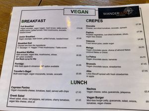 Food! at Wanderlust Cafe & Bistro in Edinburgh