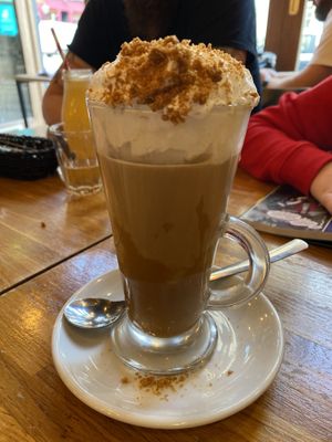 Biscoff latte 🥰 at Wanderlust Cafe & Bistro in Edinburgh