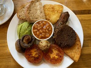 Vegan brekkie at Wanderlust Cafe & Bistro in Edinburgh