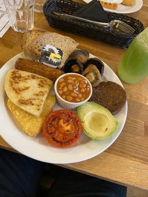 Full english breakfast  at Wanderlust Cafe & Bistro in Edinburgh