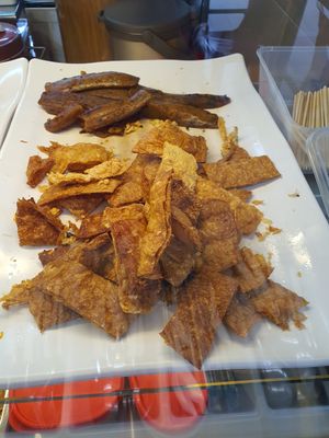 Fried vege goose ~ Circuit Breaker Period  Phase 2 at Happy Life Vegetarian 喜悦人生素食 in Central Singapore