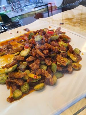 Petai  😍 ~ Circuit Breaker Period Phase 2 at Happy Life Vegetarian 喜悦人生素食 in Central Singapore