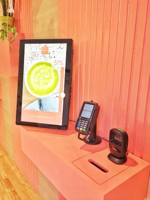 One of our smart terminals at YEAT in Paris