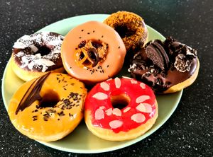 All vegan at Bodka Donut Point in Bratislava