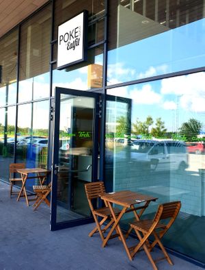 Store front at Eat Fit in Bratislava