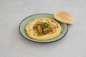Hummus Masbacha at Sababa in Bratislava
