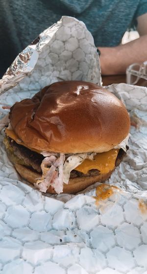 backyard burger  at Winter Park Biscuit Company in Orlando
