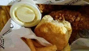 Vegan Chickun box. 2020 at Winter Park Biscuit Company in Orlando