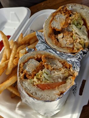 Buff chick sandwich at Winter Park Biscuit Company in Orlando