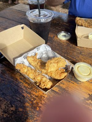 Already ate the fries and biscuit. 😊😋 at Winter Park Biscuit Company in Orlando