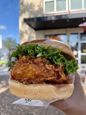 Chicken sandwich   at Winter Park Biscuit Company in Orlando