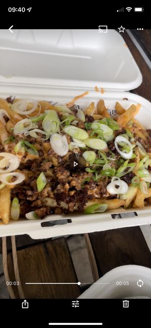 Loaded fries   at Winter Park Biscuit Company in Orlando