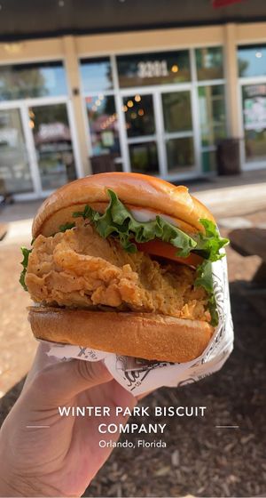 Best chicken sammich ever ❤️  at Winter Park Biscuit Company in Orlando