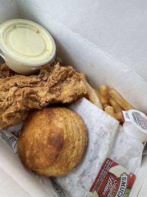 WPBC Box with Maple Mustard and Apple Butter  at Winter Park Biscuit Company in Orlando