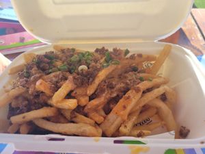 Loaded fries at Winter Park Biscuit Company in Orlando