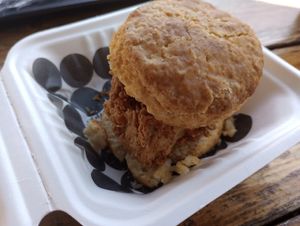 Biscuit chicken. at Winter Park Biscuit Company in Orlando