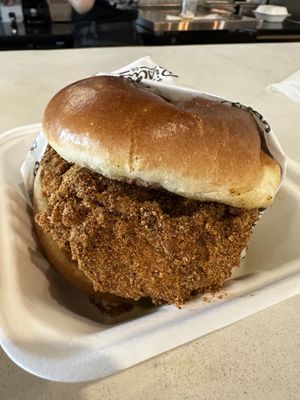 Death Valley chik sandwich   at Winter Park Biscuit Company in Orlando